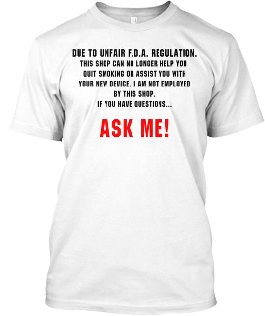 Ask Me Campaign For Fda Reform T-Shirt