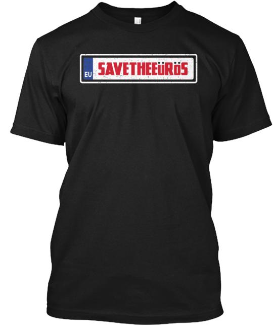 Save The Euros Scene Police T-Shirt