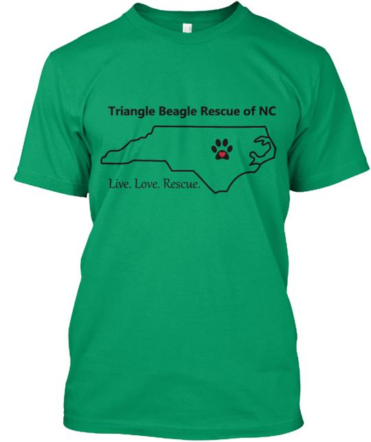 Triangle Beagle Rescue Campaign T-Shirt