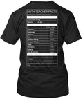 Math Teacher Facts T-Shirt