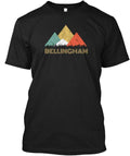 Retro City Of Bellingham Mountain T-Shirt