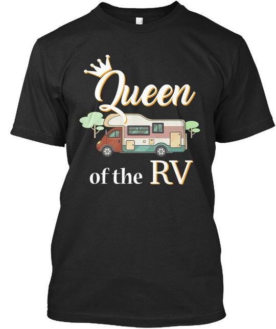 Queen Of The Rv Camping S - T-Shirt