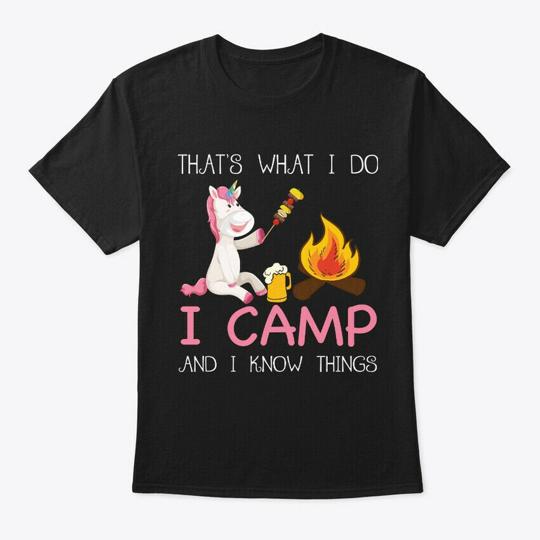 Camping Unicorn T-Shirt
