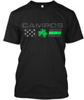 Campos Family Lucky Clover Flag T-Shirt