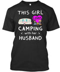 Love Camping With Her Husband This Girl Loves T-Shirt