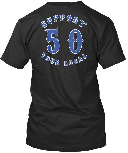Police Support 50 Thin Blue Line T-Shirt