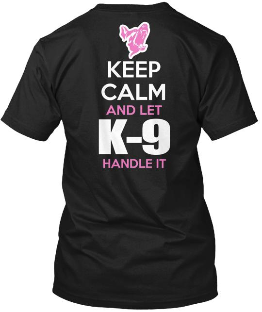 Keep Calm K 9 Pink T-Shirt