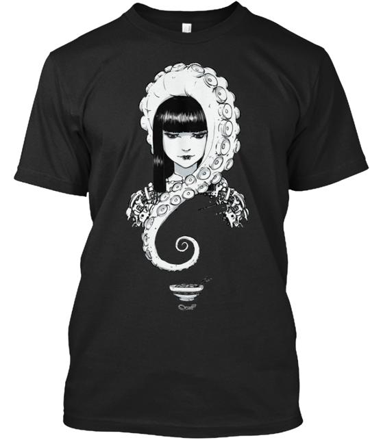 Geersart Tentacles And Ramen eu T-Shirt